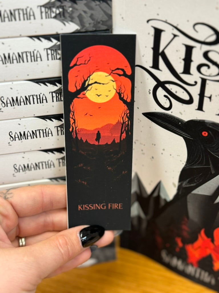 Spooky Sunset Mini Bookmark