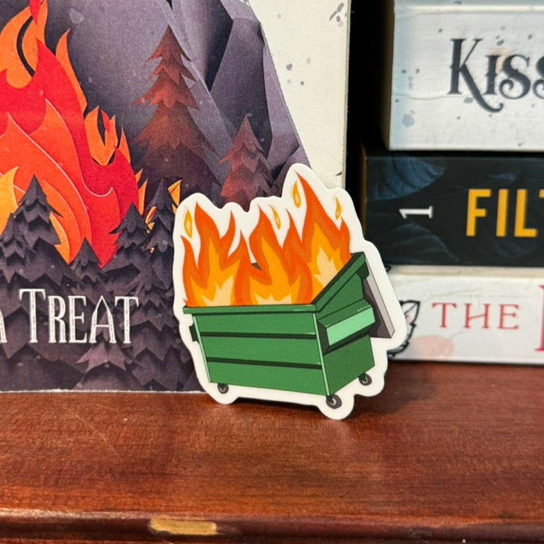 Dumpster Fire Sticker